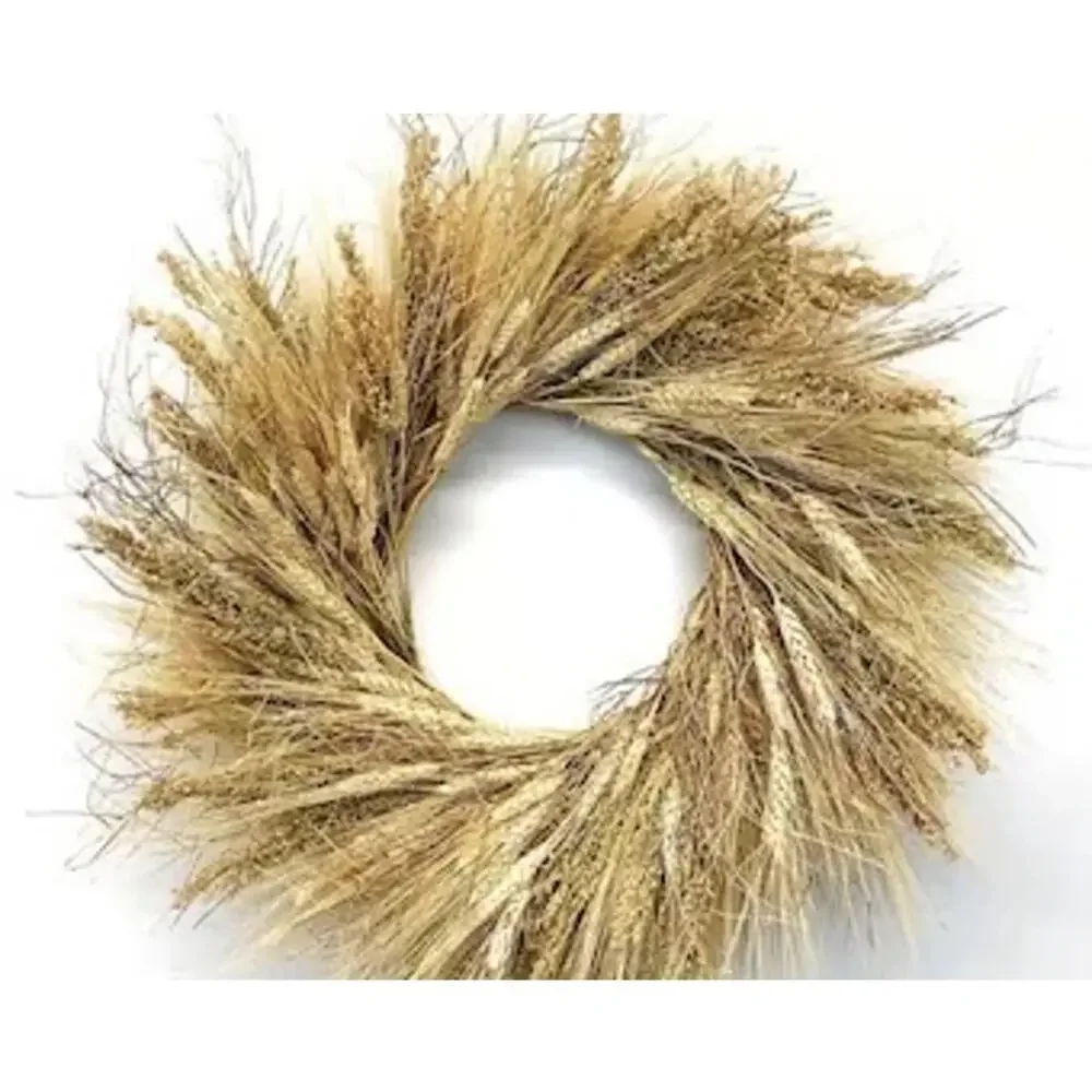 VanCortlandt Farms Handmade Dried Flower Savannah Wheat 22”